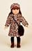 Leopard Print Coat Set. COMPLETE Outfit with Shoes. Fits 18