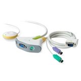 Belkin F1DF102P Flip 2-Port KVM w Remote (PS 2 Connection) by Belkin