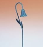 Vista tulip path light arch bronze