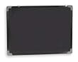 Dakota Designs 1NUH6 Chalkboard, Magnetic, Black, 18x24 In