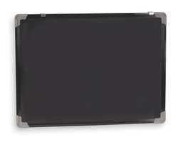 Dakota Designs 1NUH6 Chalkboard, Magnetic, Black, 18x24 In