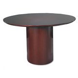 Tiffany Industries Napoli Series Round Conference Table Base, Mahogany