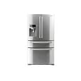 Samsung RF4287 28 Cubic Foot French Door Refrigerator with 4 Doors and Integrated Water & Ice, Real Stainless