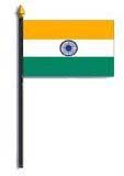 India - 4" x 6" World Stick Flag