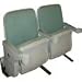 Fenway Park .406 Stadium Club Seats (Pair) (Grey w/ Green Padding) (MLB Auth)