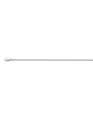 CleverEves 14K White Gold 050 1.90mm Lobster Clasp Light Snake Chain