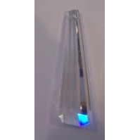 76 mm 3 30% Lead Crystal Icicle #505-76 by Davidson