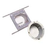 VanDyke METAL BRG/BLACKBOX COMBO-FOR 8IN CEIL SPK ( V-9916M )