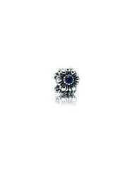 Pandora Silver Birthday Blooms September W/Sapphire