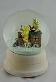 Disney Classic Pooh Musical Snowglobe - All Abord" -