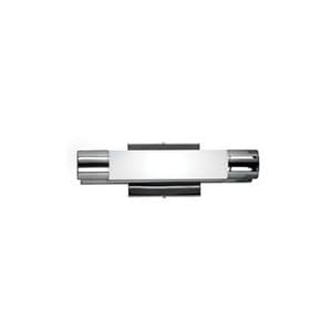 Kenroy Home 90826CH Tubo 1-Light Vanity with Opal Acrylic Diffuser Shade, Chrome, Small by Kenroy Home