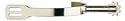 Spur with large rowel, 45mm, stainless steel