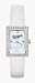Los Angeles Dodgers Ladies Allure White Leather Strap Watch