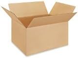 GreenBoxes 12" x 12" x 4" Cardboard Box 200 lb. Test Corrugated - 1 Box