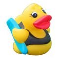 Duck Surfer Chick Antenna Ball Topper