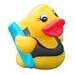 Duck Surfer Chick Antenna Ball Topper