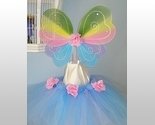 Rainbow Ribbon Ballet Tutu 2 pc Set Rainbow Fairy or Ballet Costume Accessory