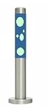 Kitchen & Housewares : UKayed White Wax with Blue Liquid Mini Tower Lava Table Lamp