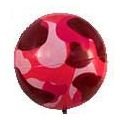 Camouflage Antenna Ball Topper in Pink