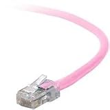 Belkin RJ-45 (m) - RJ-45 (m) - 25 ft - UTP ( Cat 5E ) - Pink