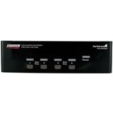 Startech 4port Usb 2.0 Dual Dvi Usb Keyboard Vedio Mouse Switch Audio Hub