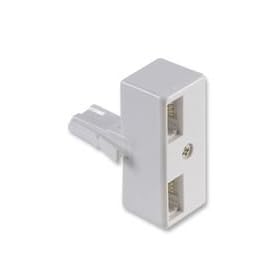 Xxion Value - BT 2 Way Double Telephone Adaptor Splitter for Phone / FAX / Modem / Answer phone