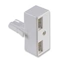 Xxion Value Multipack - Pack of 3 - BT 2 Way Double Telephone Adaptor Splitter for Phone / FAX / Modem / Answer phone