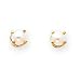 14k 4mm Round June/Cultured Pearl Post Earrings XBE54