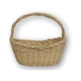 Natural Willow Basket with Side to Side Handles ~ Set of 4