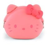 天生萌物：POCHI 正版硅胶零钱包 Hellokitty款