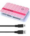 All in One USB 2.0 Memory Card Reader (Pink) for Hp printer