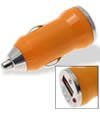 Universal Mini USB Car Charger Adapter(Orange) for Samsung cell phone