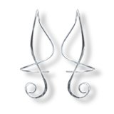 California Convertible EarspiralTM Earrings C53S Sterling Silver