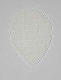 4 sets White Nylon Pear flights - Cloth, Fabric, Ripstop
