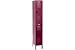 Penco Locker Double Tier 12x12x36 2 Doors Assembled Burgundy