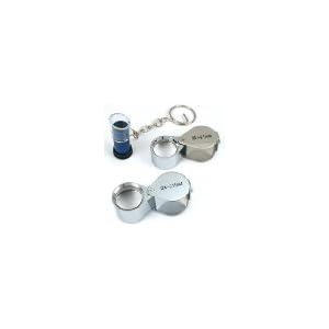 SE-10X-20X-30X-21mm-Chrome-Loupes-Pocket-Magnifier-New-3Pc