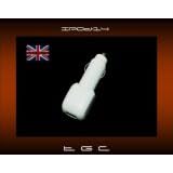 TGC White Ipod USB In Car Charger