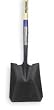 Westward 1WG32 Sq Point Shovel, 48 In Handle