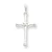 Sterling Silver Cross with 20 Inch Sterling Silver Chain
