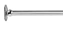 Alno Classic traditional shower rod and brackets A8044-PB