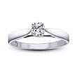 1/3 CT. Zales Diamond ® Solitaire Engagement Ring in 18K White Gold