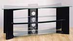 Bell'O AVS-2752HG Versatile High-Gloss Black Audio Video System