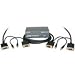 Cables To Go 50101 2-Port UXGA Monitor Splitter/Extender with Monitor Cables (Gray)