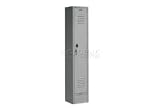 Paramount  Locker Single Tier 12x18x60 1 Door Ready To Assemble Gray