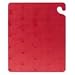 San Jamar CB101212 Cut-N-Carry Co-Polymer Cutting Board, 12" Length x 10" Width x 1/2" Thick, Red