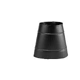 Gray Metal Products 6x6-610 Black Furnace Pipe Round Duct - 6x6