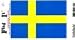 Vinyl Decal- Sweden Flag Sticker