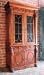 ANTIQUE STYLE VICTORIAN FLAMED MAHOGANY CHINA BOOKCASE CABINET CHEST