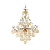 Corbett Lighting 77-76 6 Light Venetian Large Pendant, Rialto