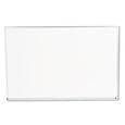 UNV43623 - White Melamine Dry Erase Boards with Aluminum Frame